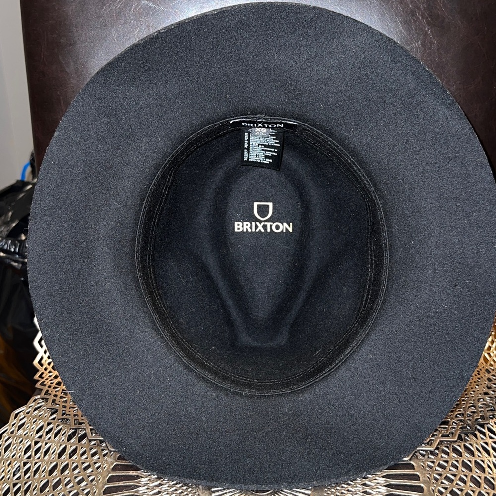 Brixton Black Wool Fedora - Picture 4 of 7